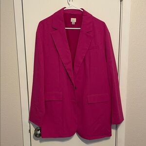 a new day Fuchsia Blazer